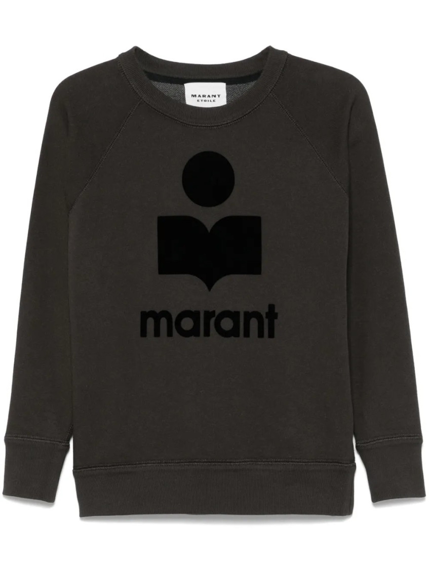 Black Crewneck Logo Sweatshirt