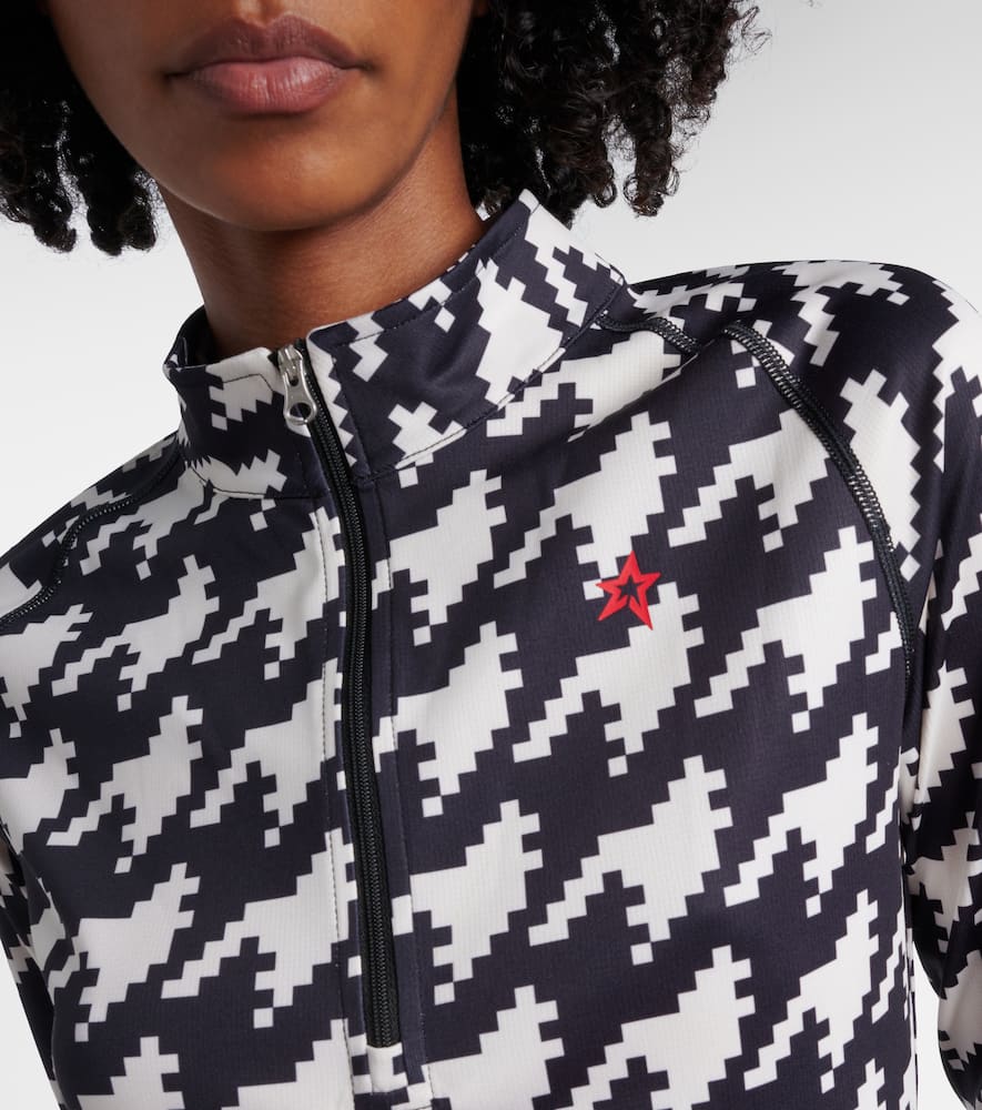 Houndstooth ski top