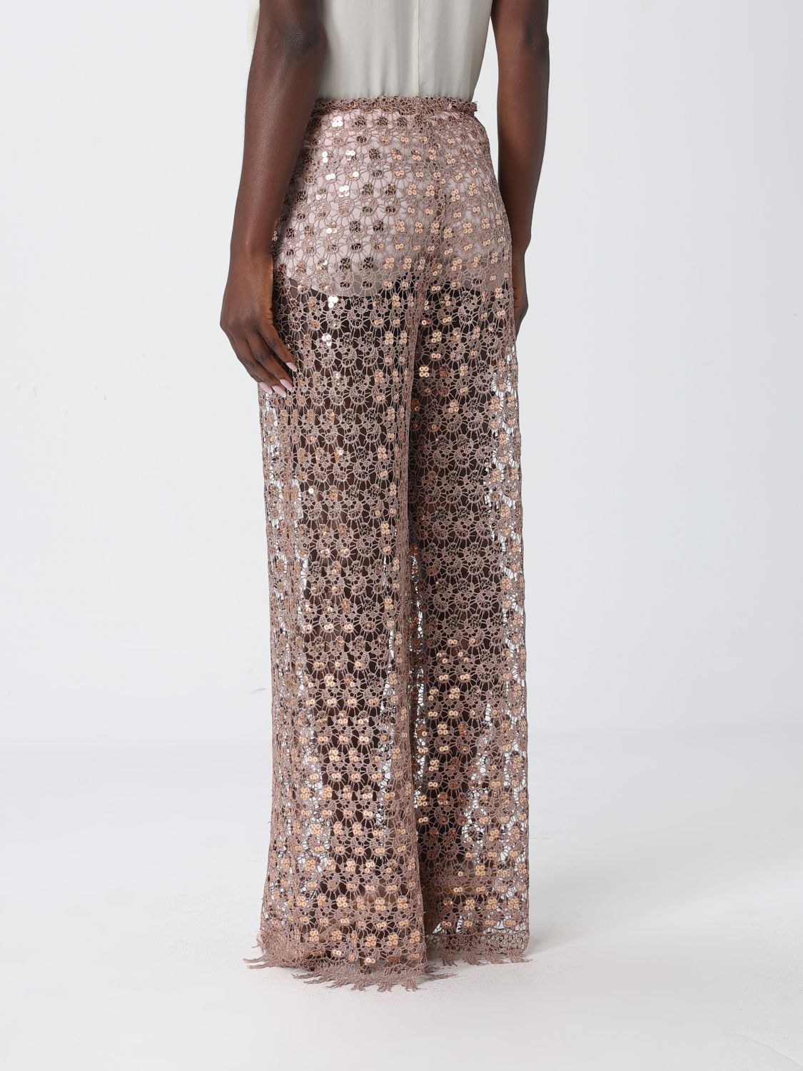 Pants Woman color Bronze