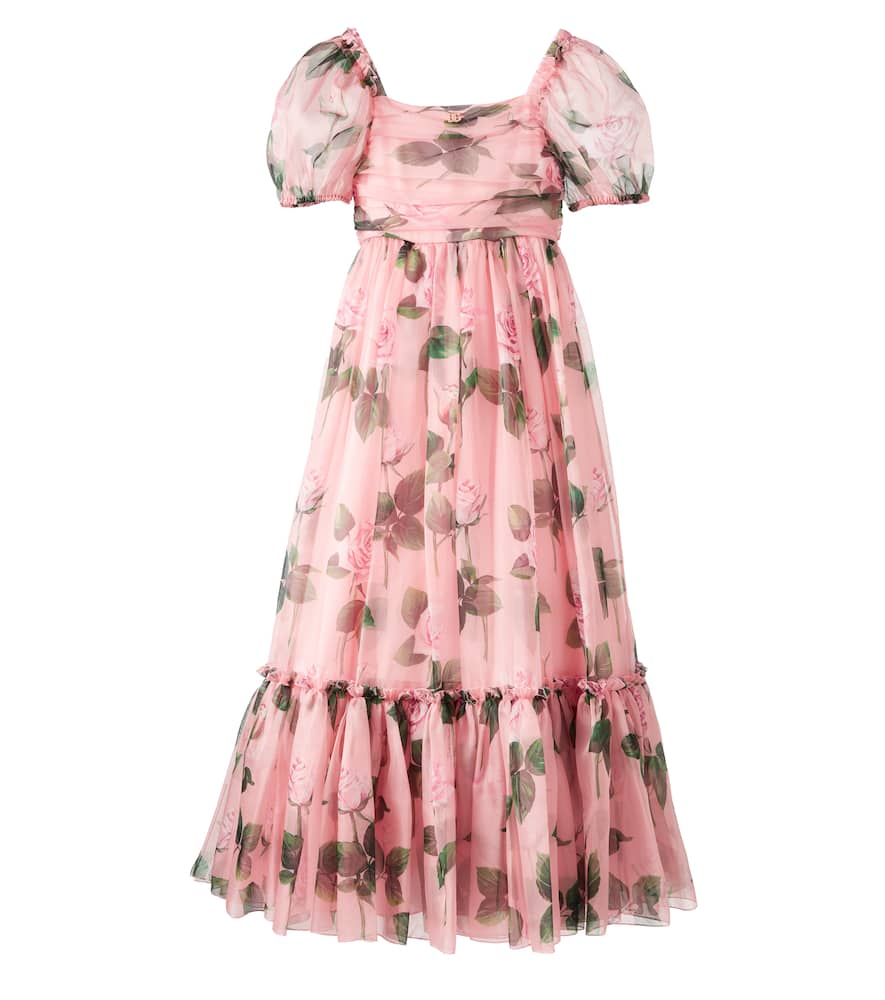 Floral organza dress