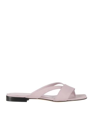 Woman Thong sandal Lilac Size 10 Leather