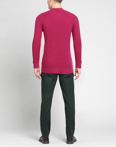 Man Sweater Fuchsia Size XXL Wool