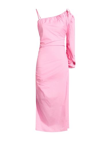 Woman Midi dress Pink Size XS Cotton