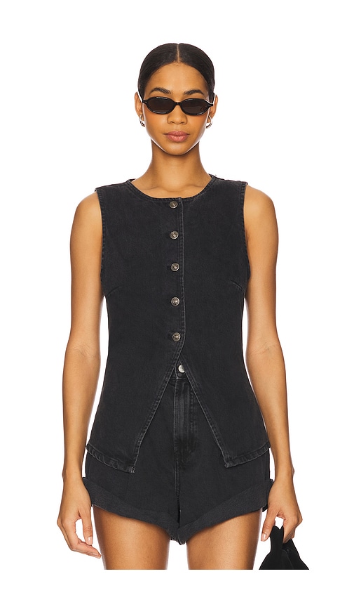 Free People x We The Free Aimee Vest in Black. -  XL also in