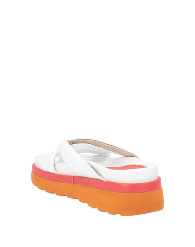 Woman Thong sandal White Size 10 Leather