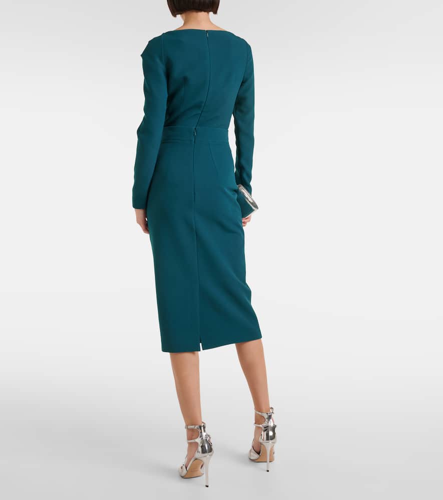 Hokuku crêpe pencil skirt