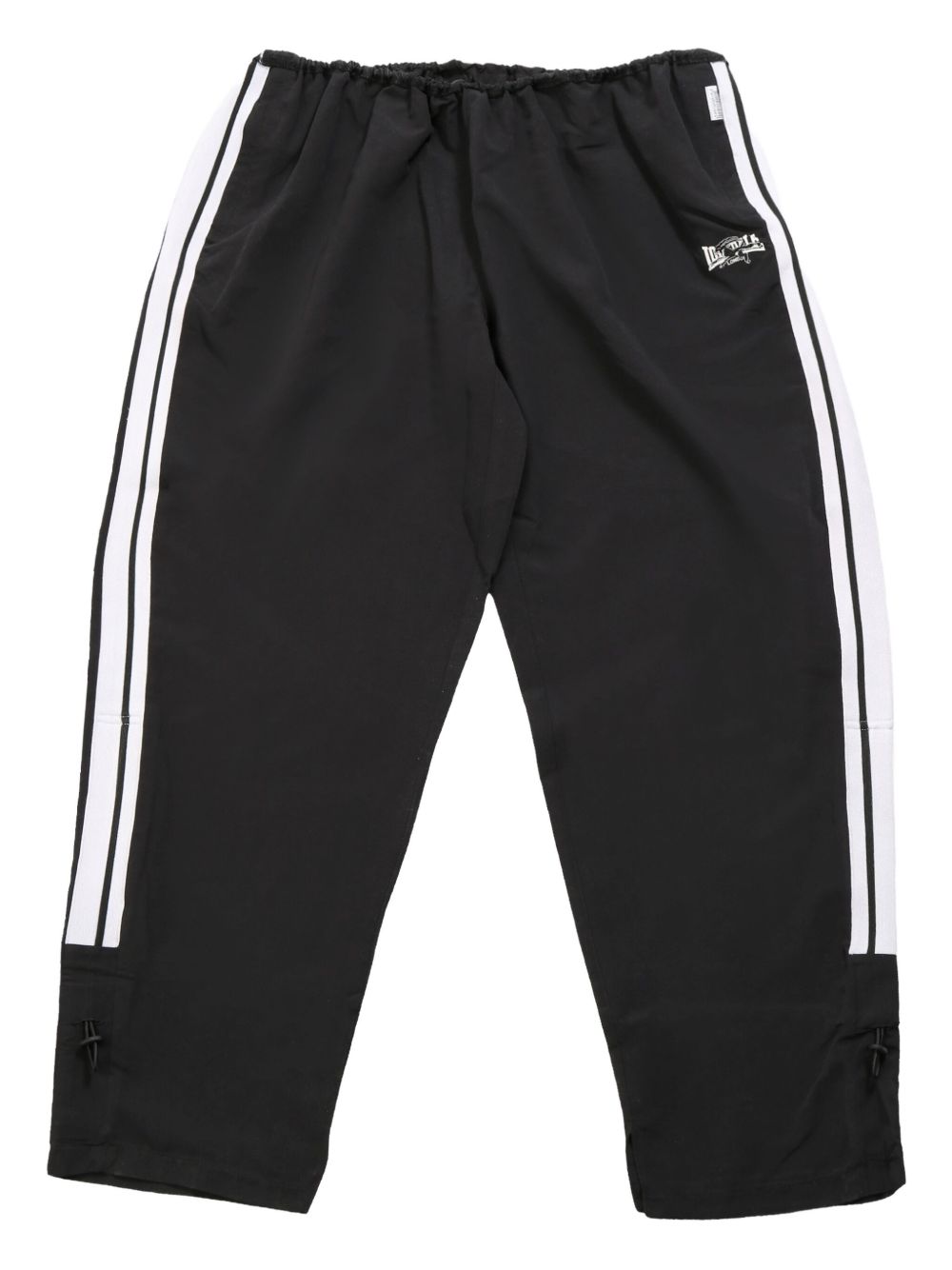 PROTOTYPES striped straight-leg trousers - Black