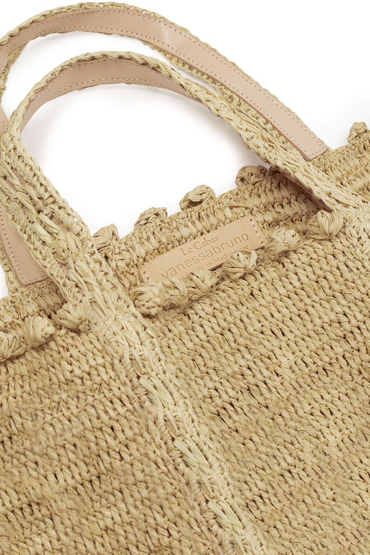 Raffia L Cabas Tote