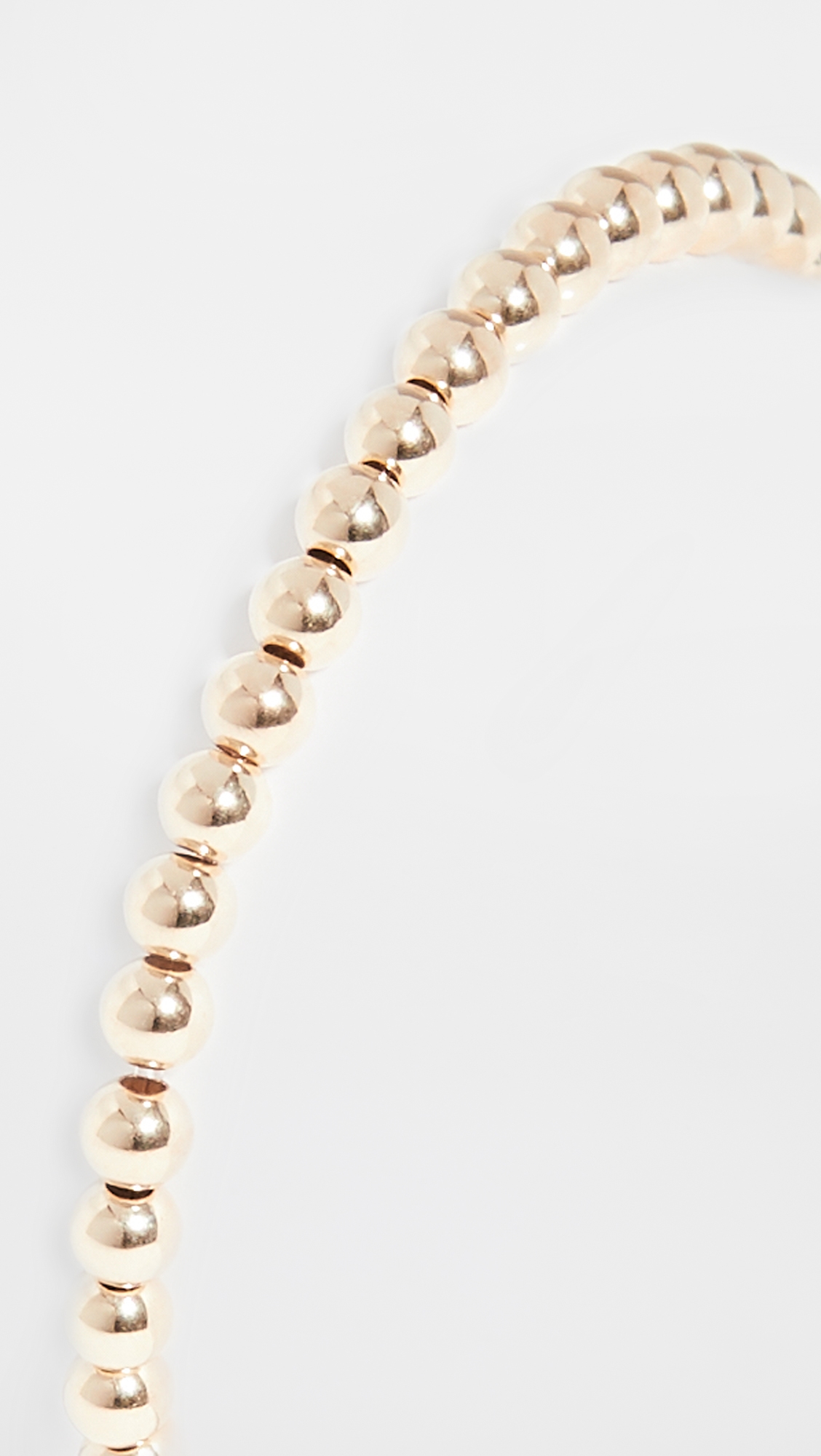 4mm Gold Bracelet Yellow Gold One Size