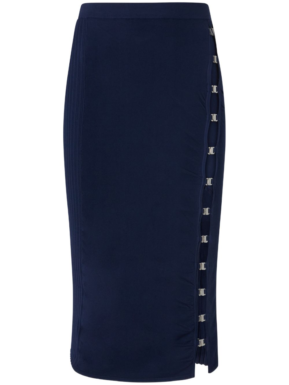 Side-hook skirt - Blue