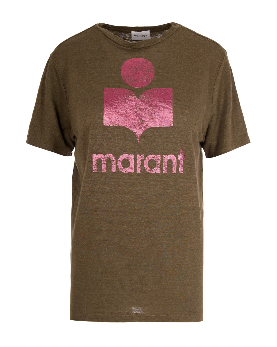 Brown Graphic Crew Neck T-Shirt