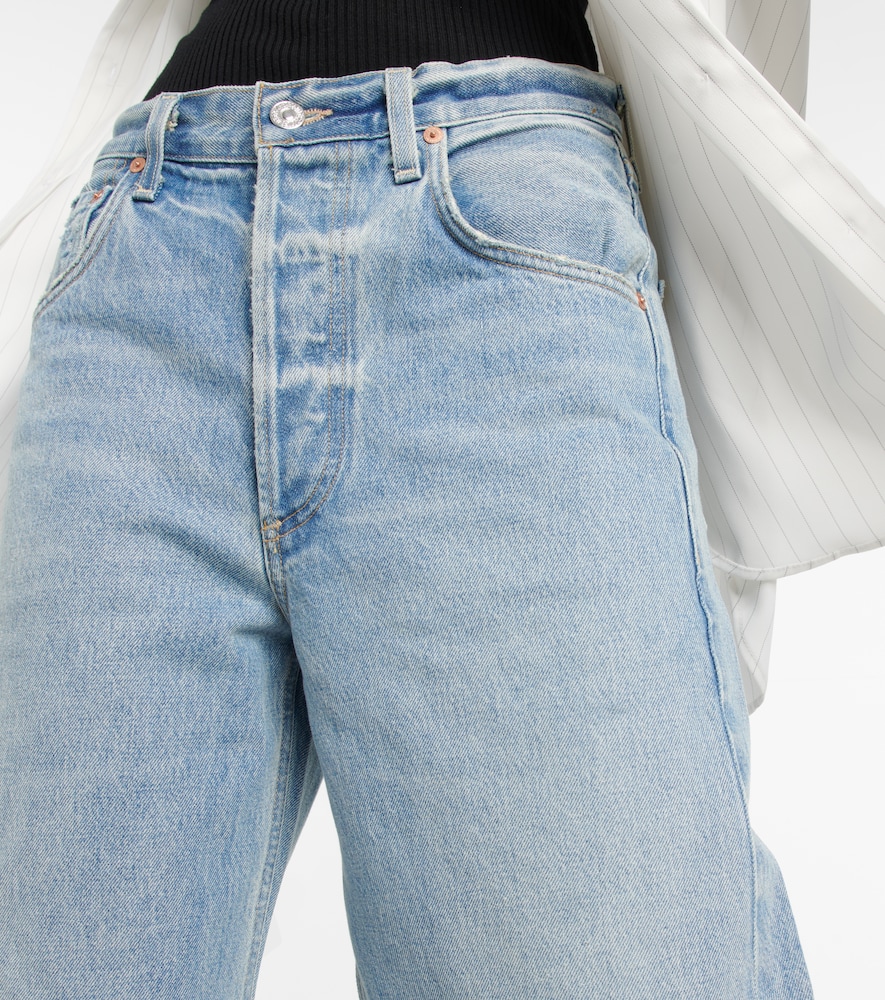 Ayla high-rise cropped wide-leg jeans