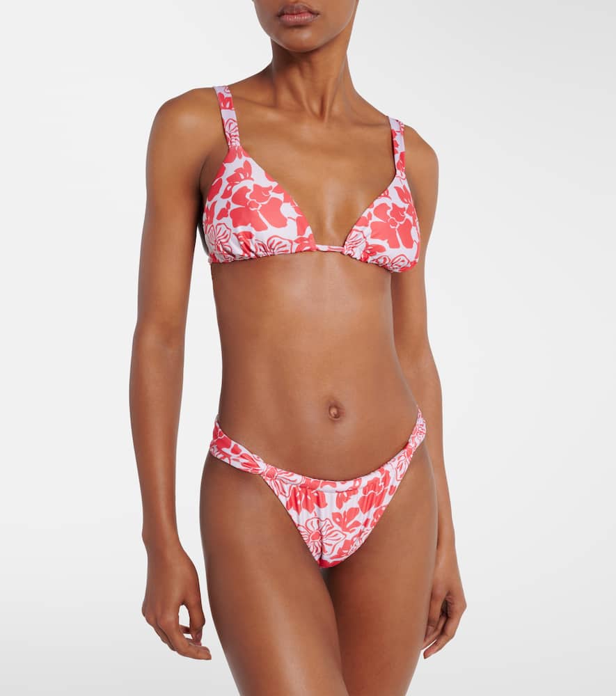 Faithfull Mary floral bikini top