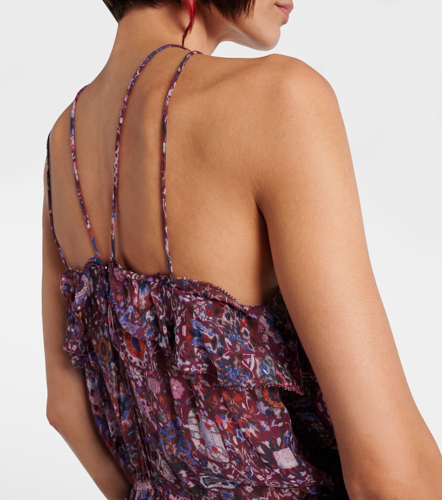 Betty floral halterneck minidress