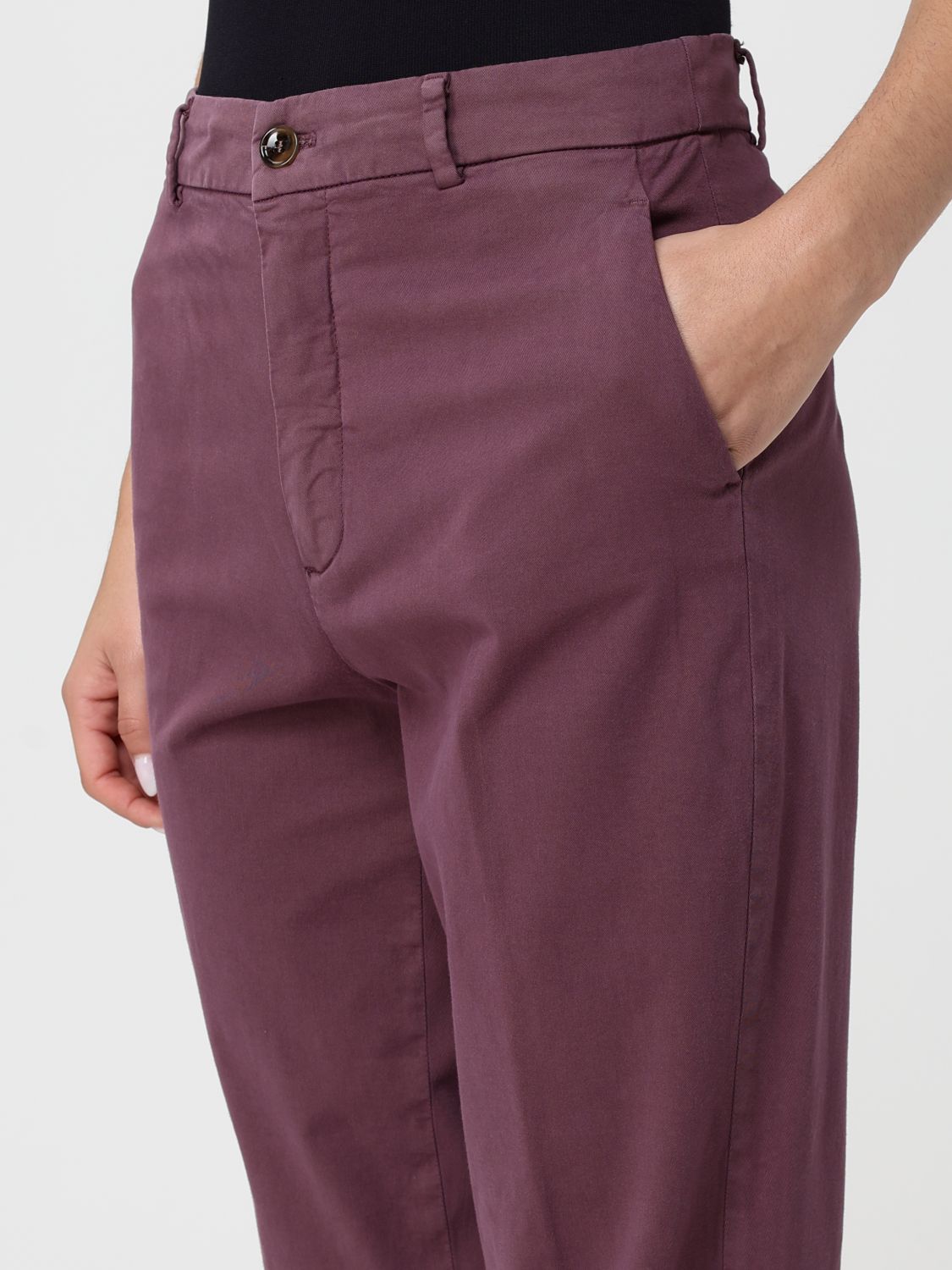 Pants Woman color Plum