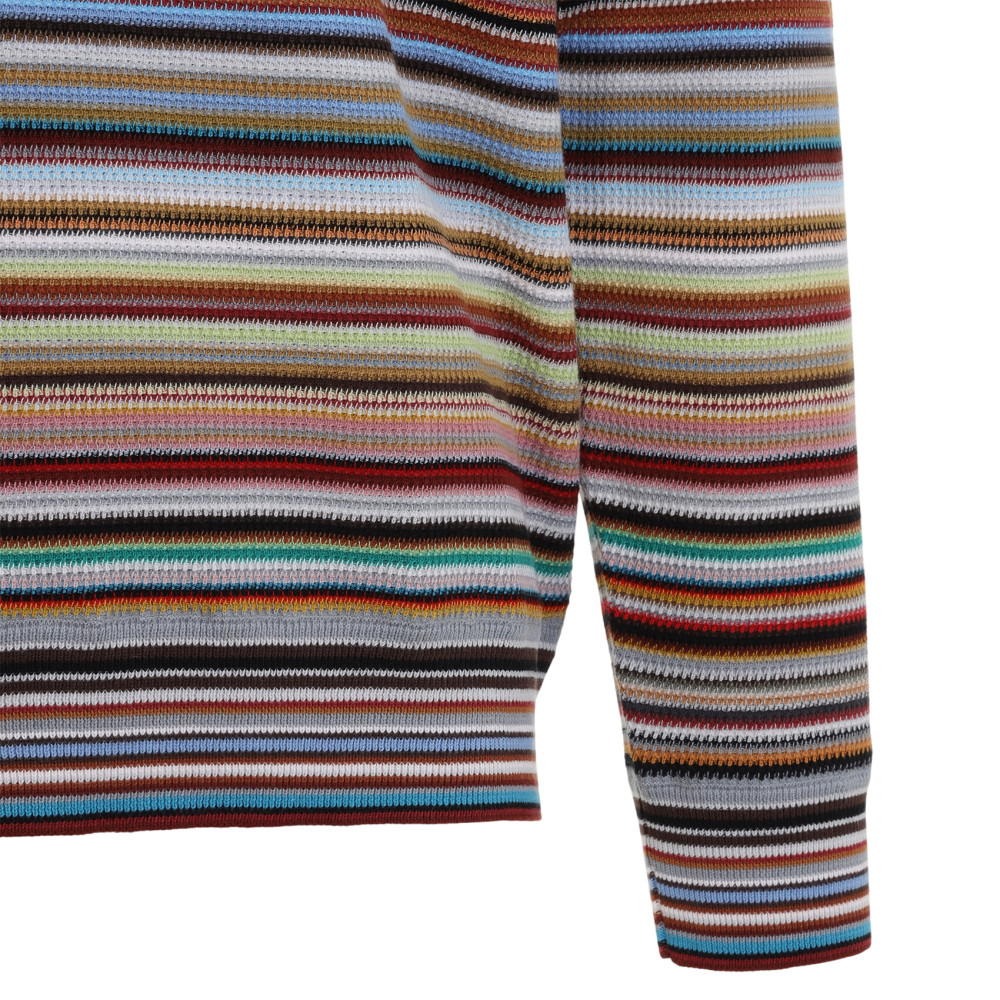 Multicolor Crew Neck Sweater
