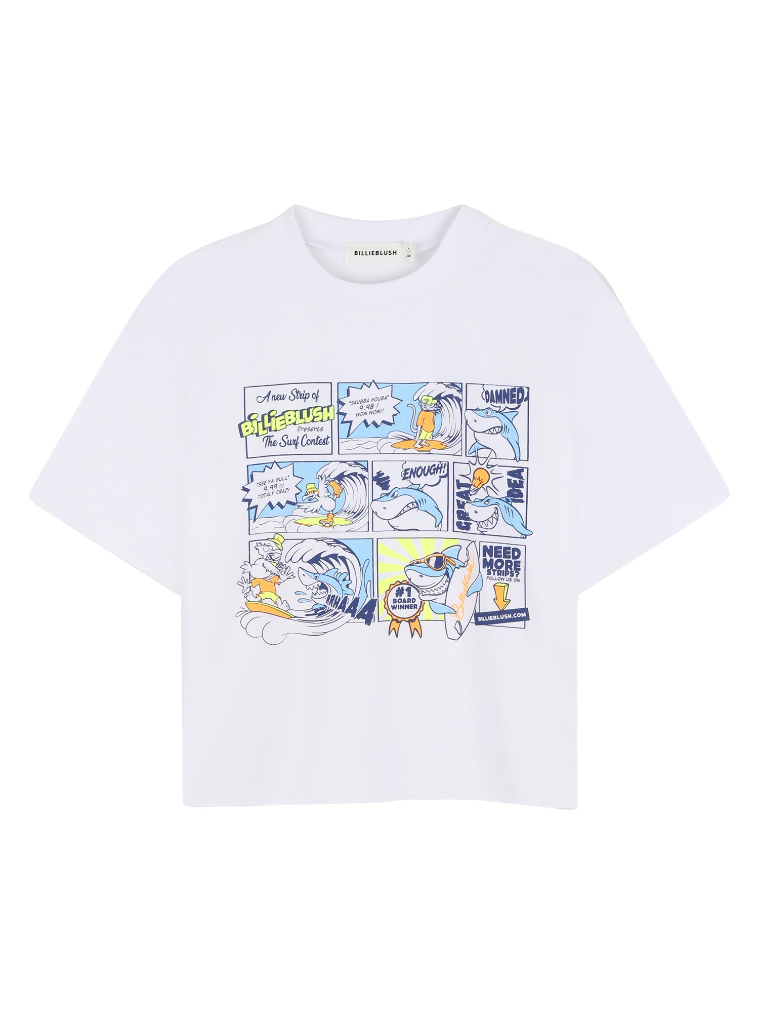 T-shirt con stampa "fumetti"