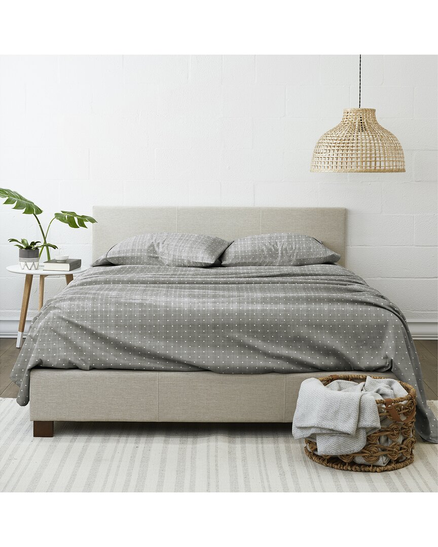 Premium Ultra Soft Polka Dot Pattern 4Pc Bed Sheet Set