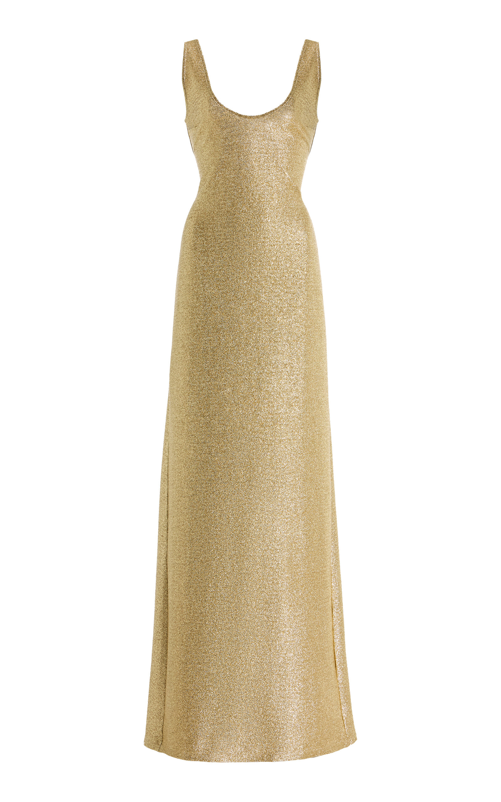 Exclusive La Isla Nina Metallic Jersey Maxi Dress - Moda Operandi