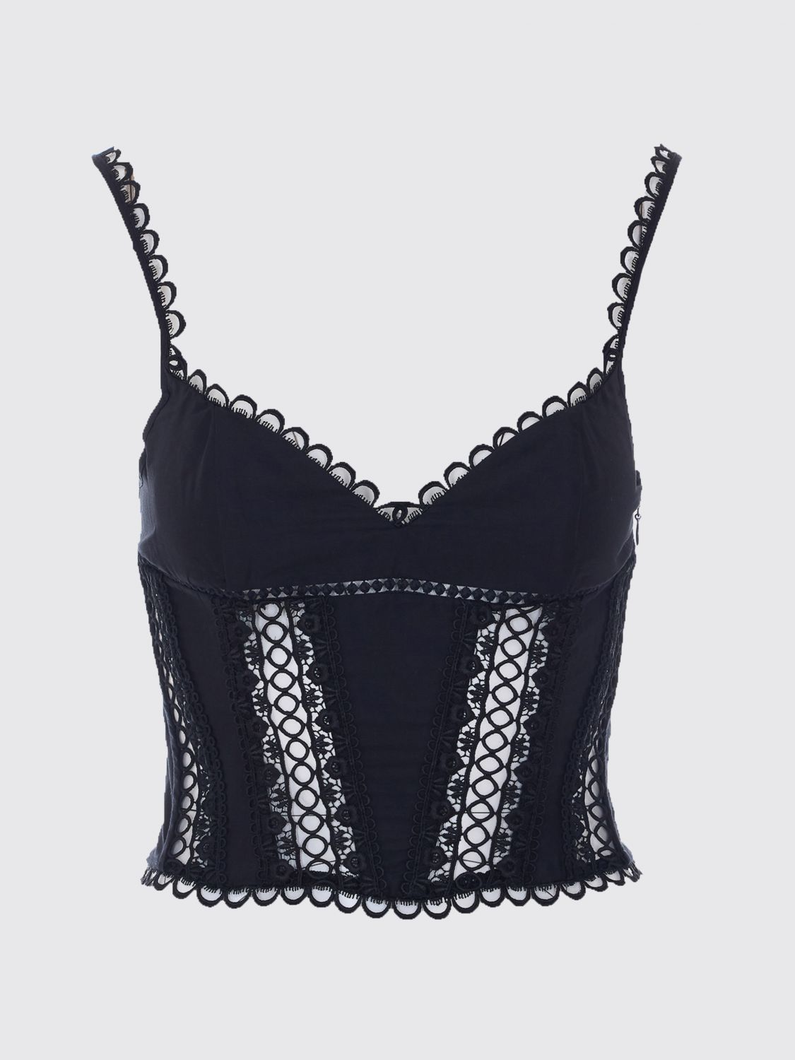 Top Woman color Black