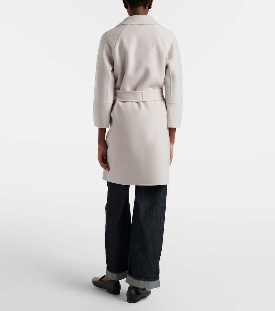 Arona virgin wool wrap coat