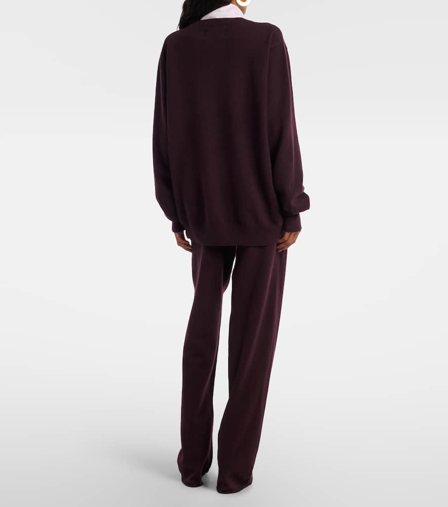 Rush cashmere-blend straight pants