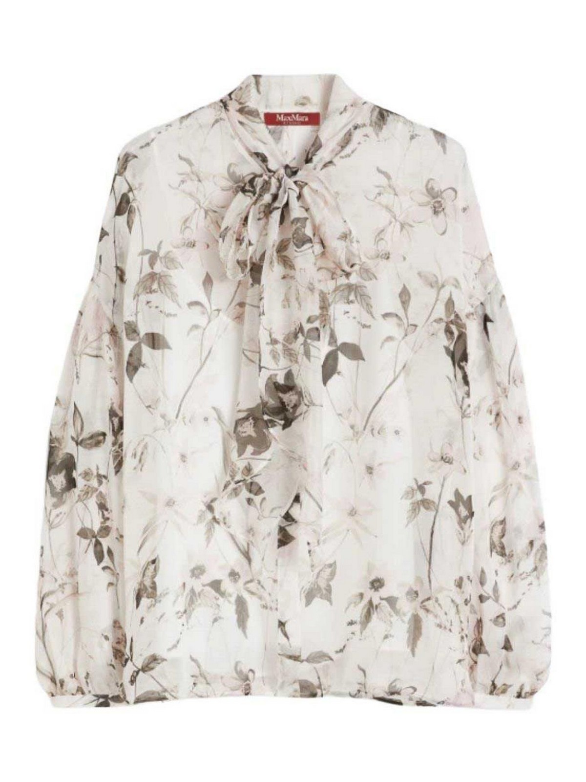 White Silk Blouse