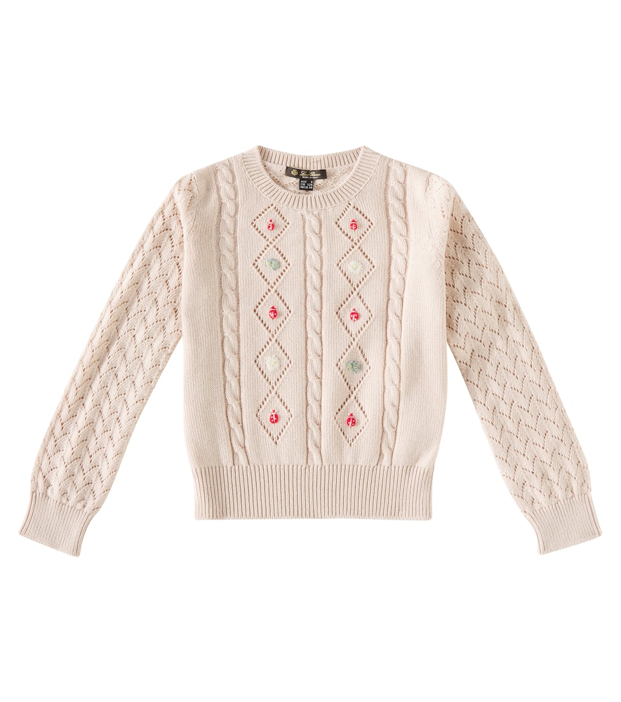 Loro Piana Kids Cotton and cashmere sweater