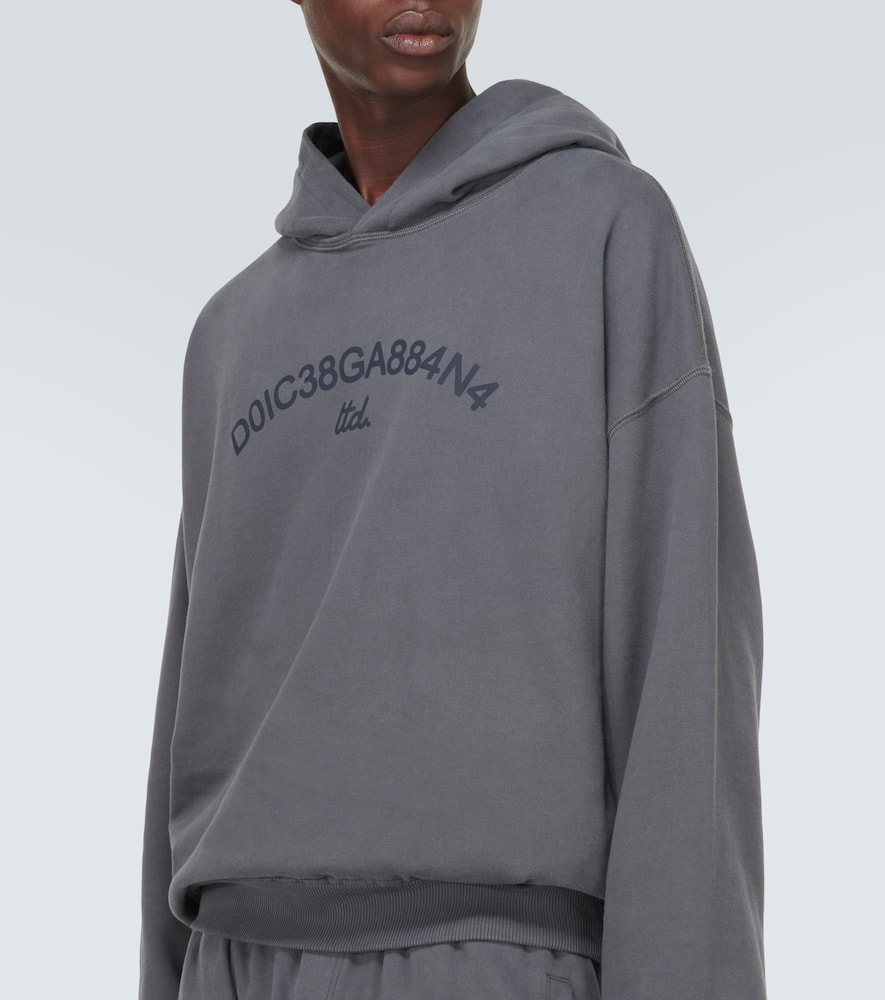 Cotton jersey hoodie