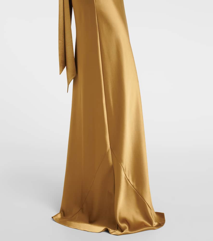 Sienna satin gown