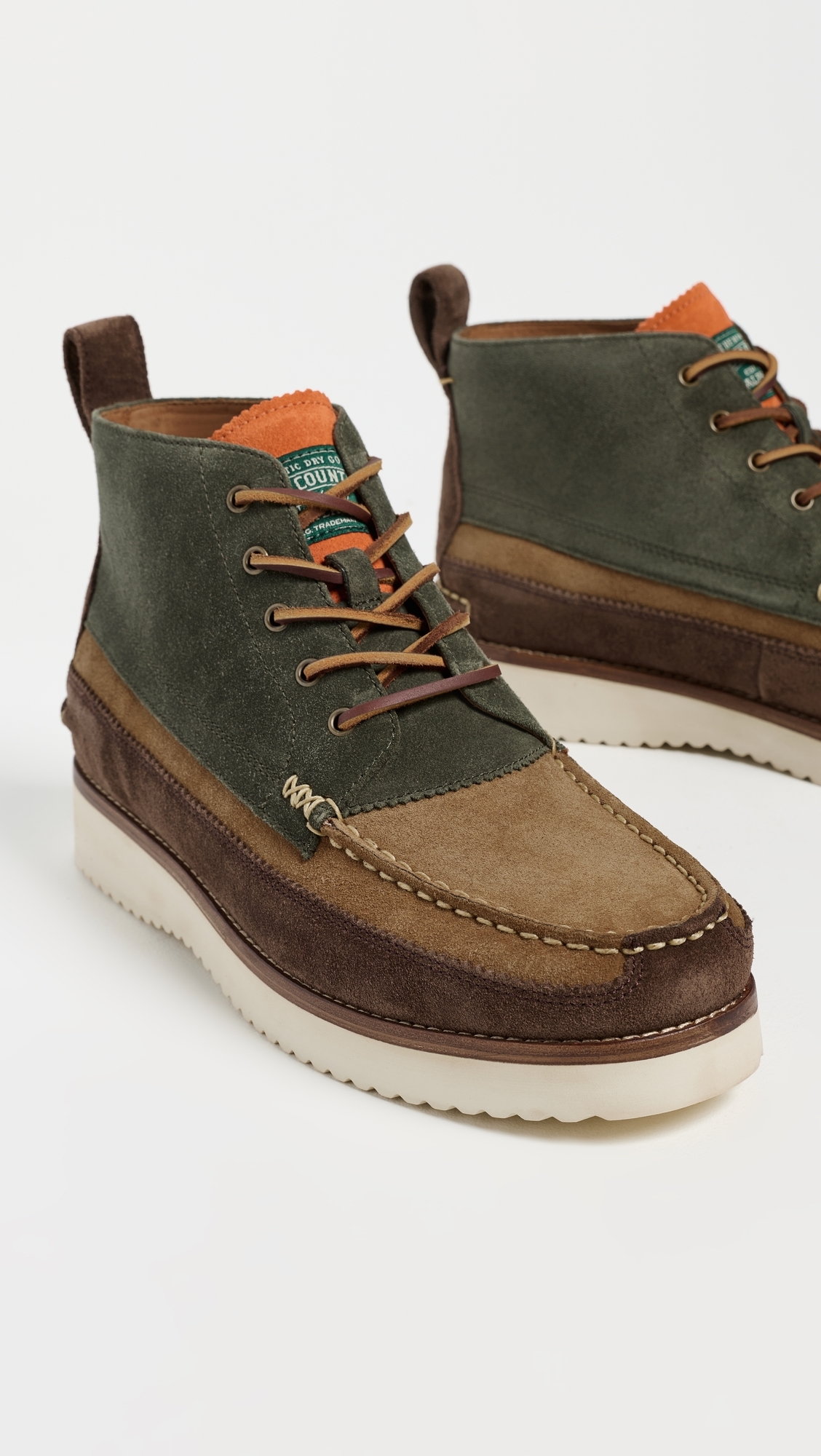 Ranger Work Boots Olive/Multi