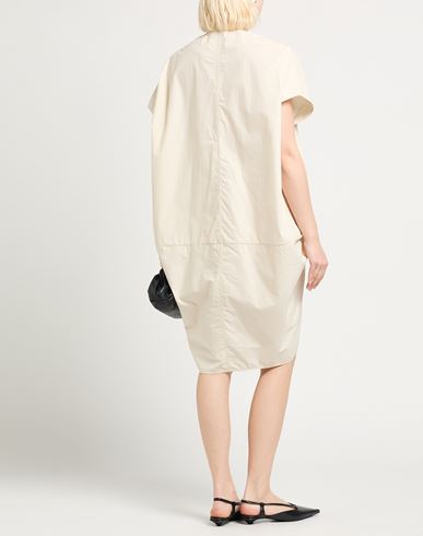 Woman Midi dress Beige Size 2 Cotton