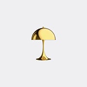 'panthella 250' Led Table Lamp, Brass