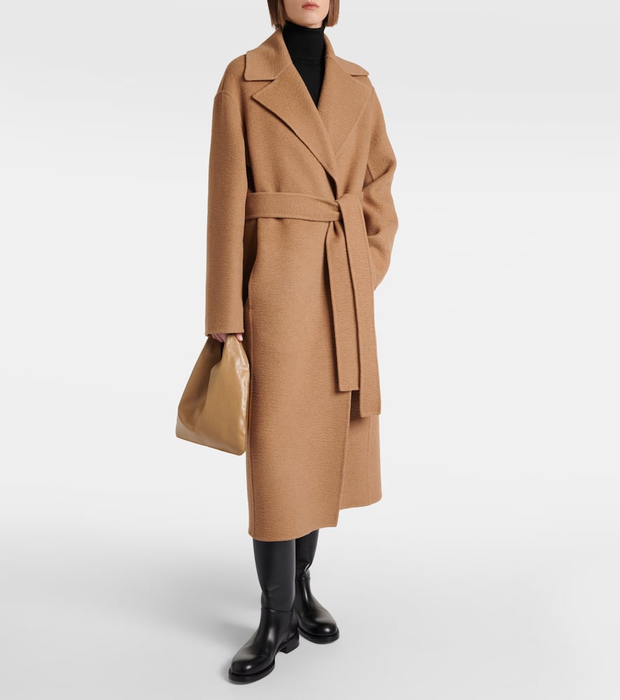 Bindle Small leather tote bag