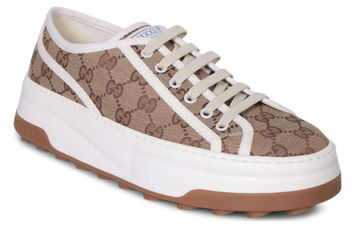 (WMNS) GG Sneaker 'Interlocking G - Beige'
