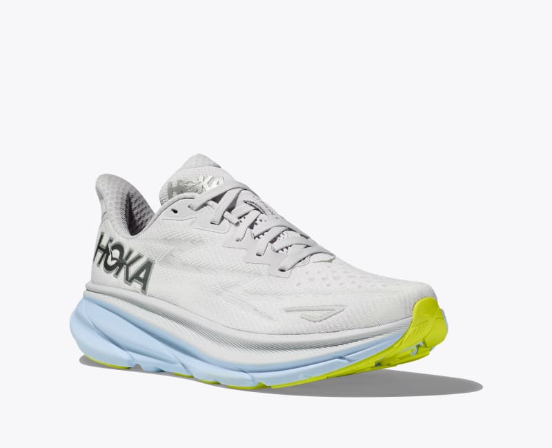 HOKA Women's Clifton 9 Shoes in Nimbus Cloud/Ice Water
