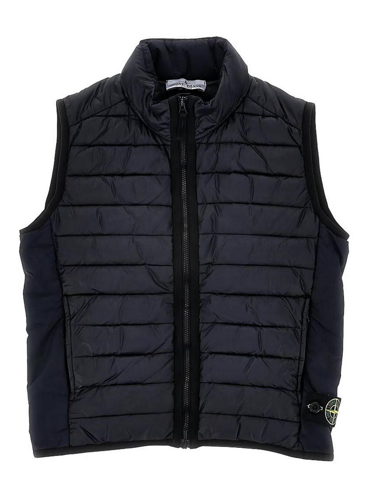 Kids Navy Blue Solid Jacket