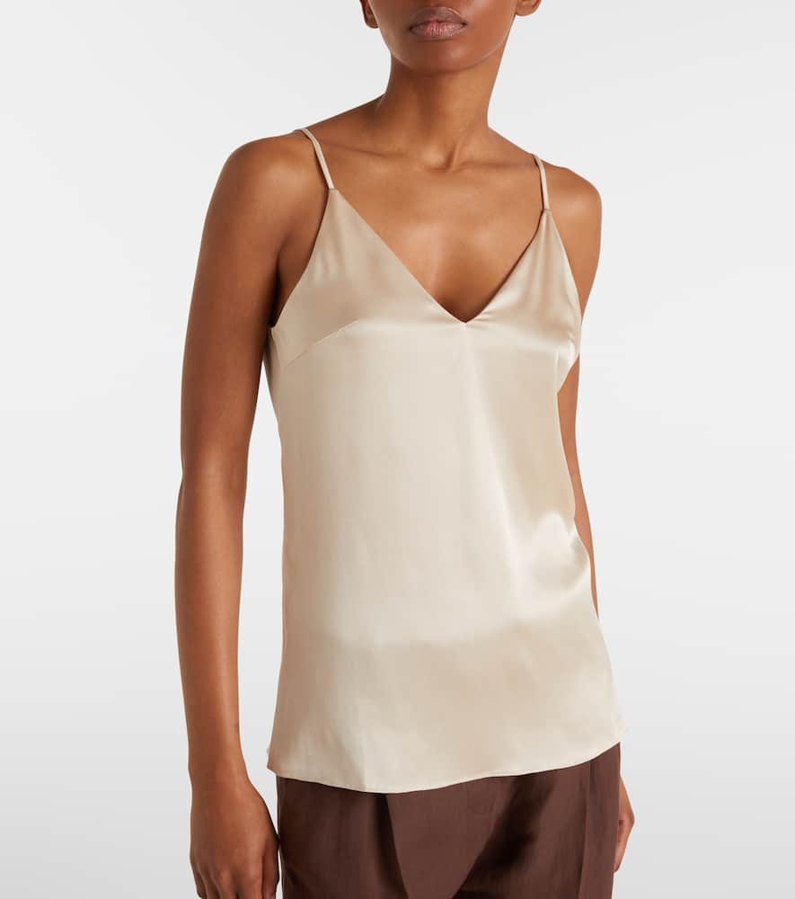 Silk-blend satin camisole