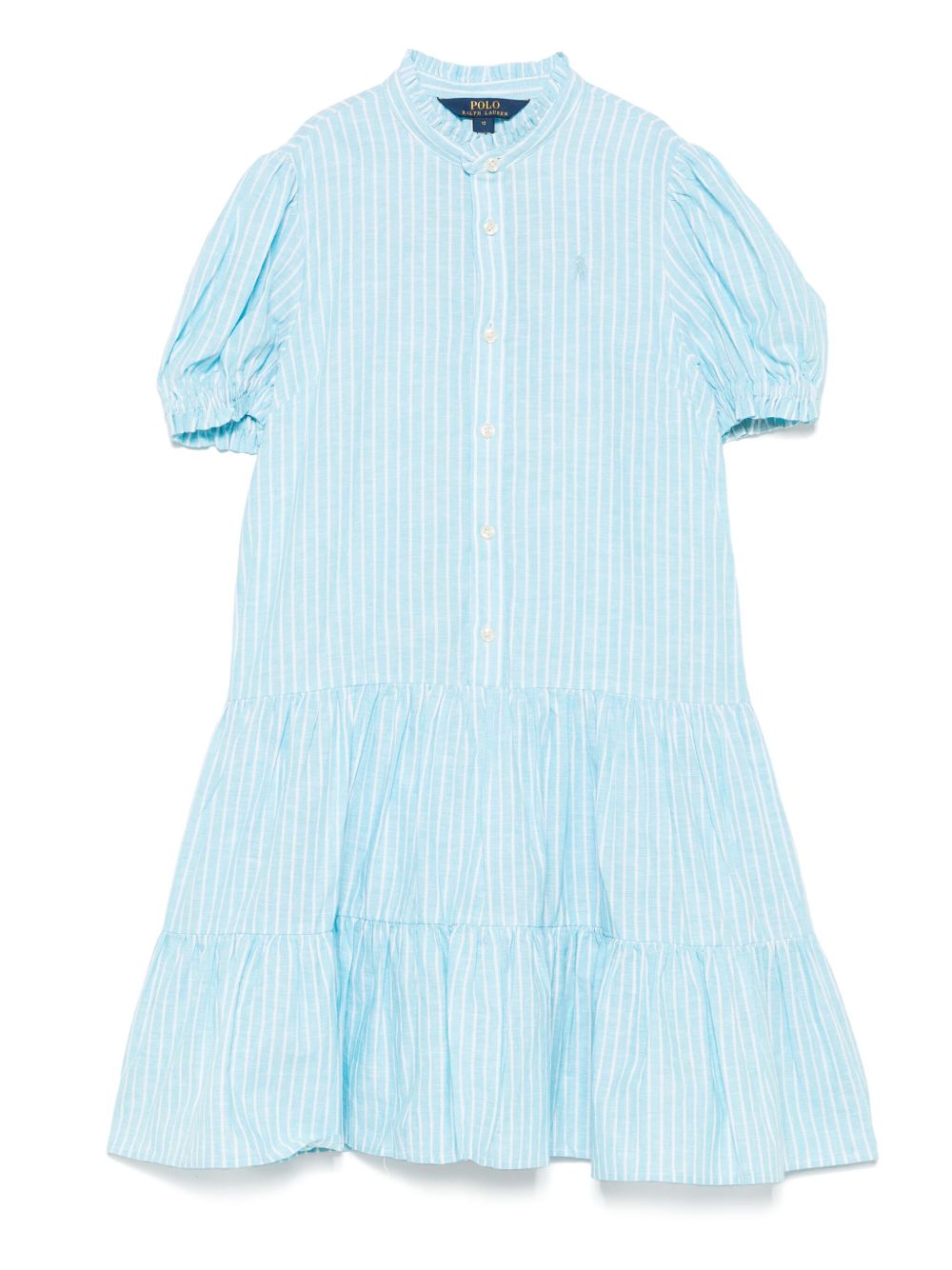 POLO RALPH LAUREN KIDS Polo Pony-embroidered dress - Blue