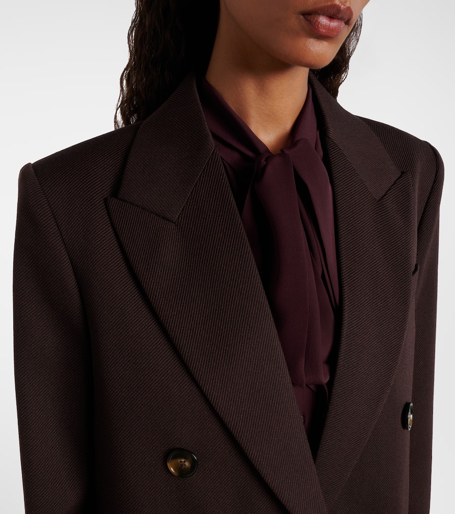 Wool twill coat
