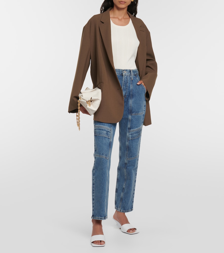 Cooper denim cargo pants