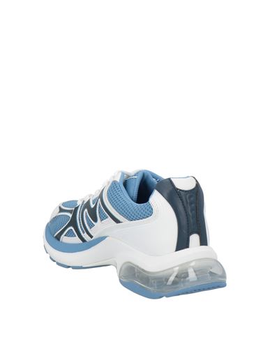 Man Sneakers Light blue Size 6 Textile fibers, Leather