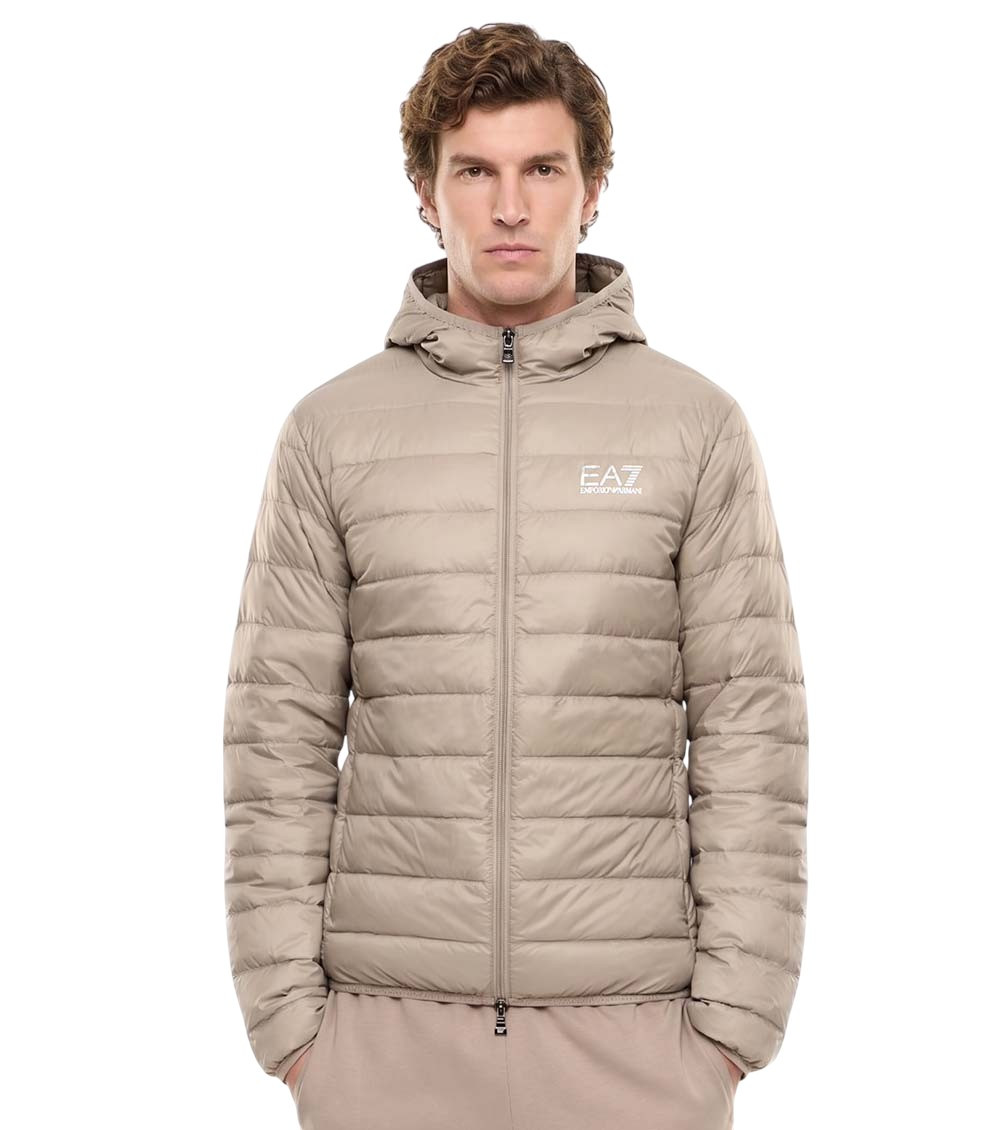 Beige Hood Jacket