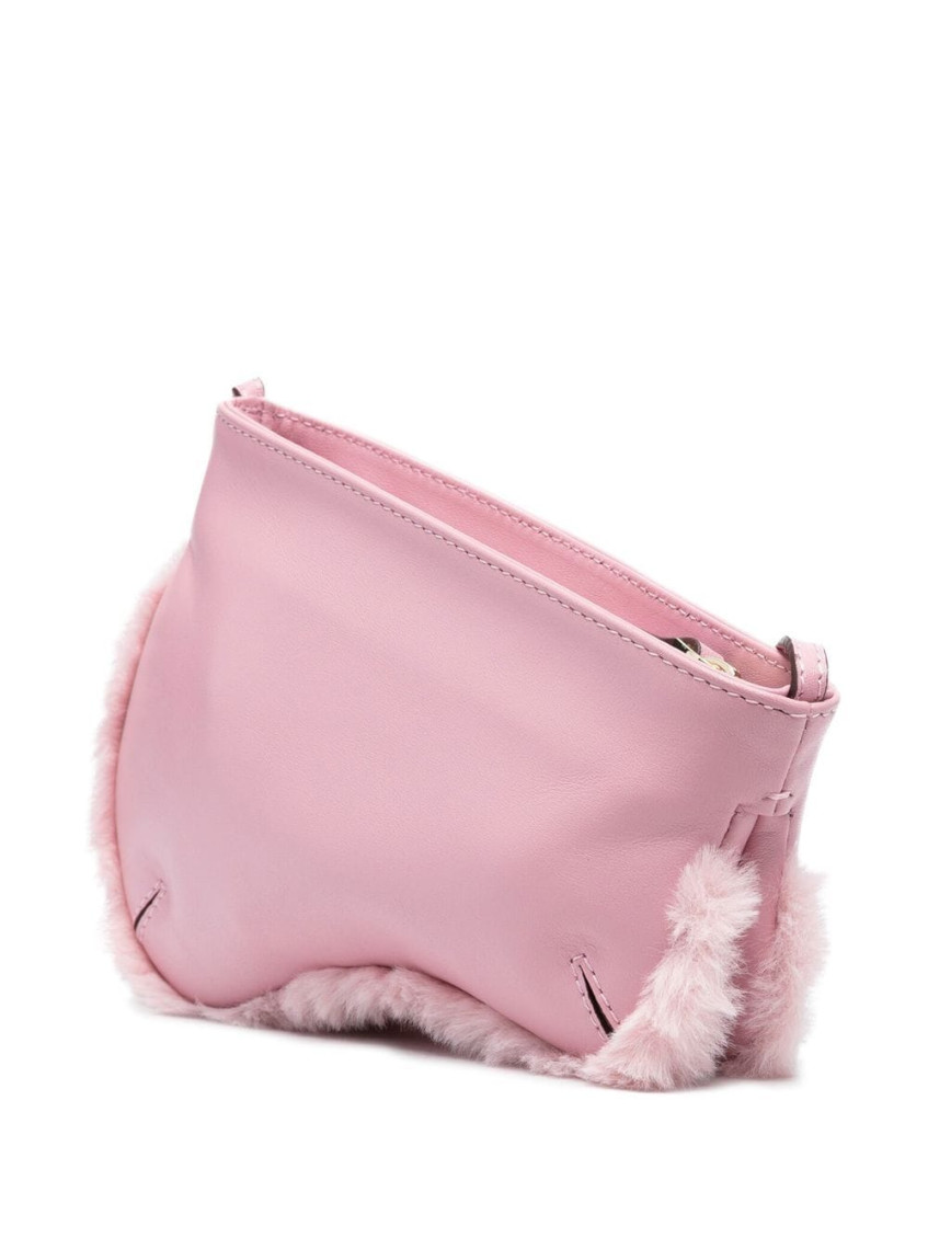 Peach Pink Mini Curve Bag Shoulder Bag
