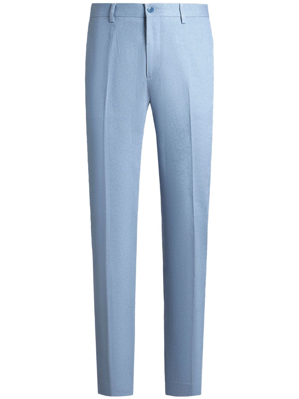 Pressed-crease trousers - Blue