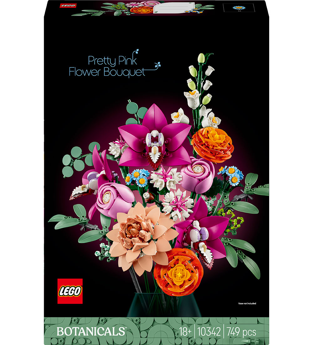 LEGO® Botanicals - Pretty Pink Flower Bouquet 10342 - 749 Parts - LEGO® - OneSize - Block