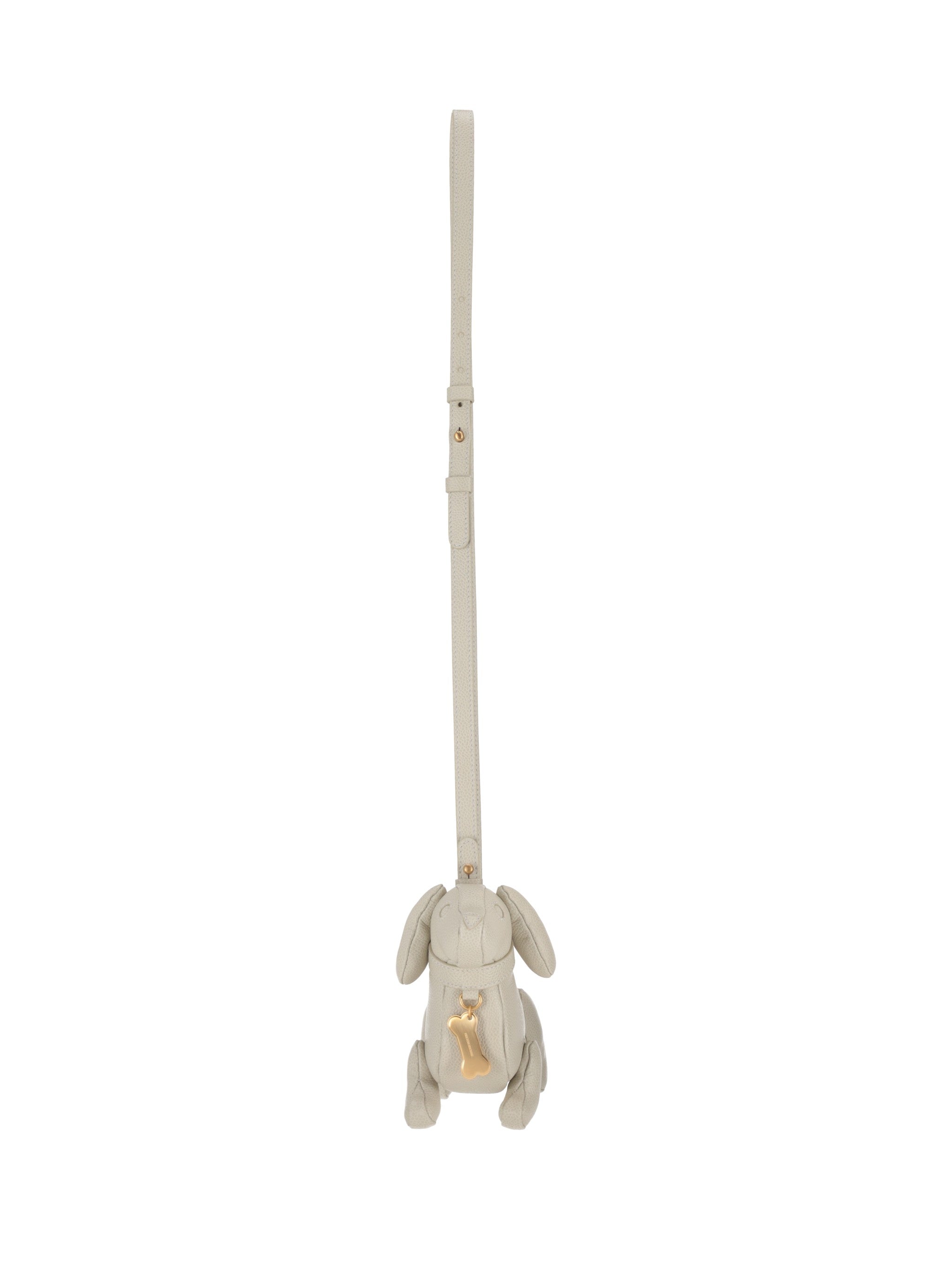 Thom Browne Mini Hector Crossbody W/ Rwb Stripe In Pebble Grain Leather