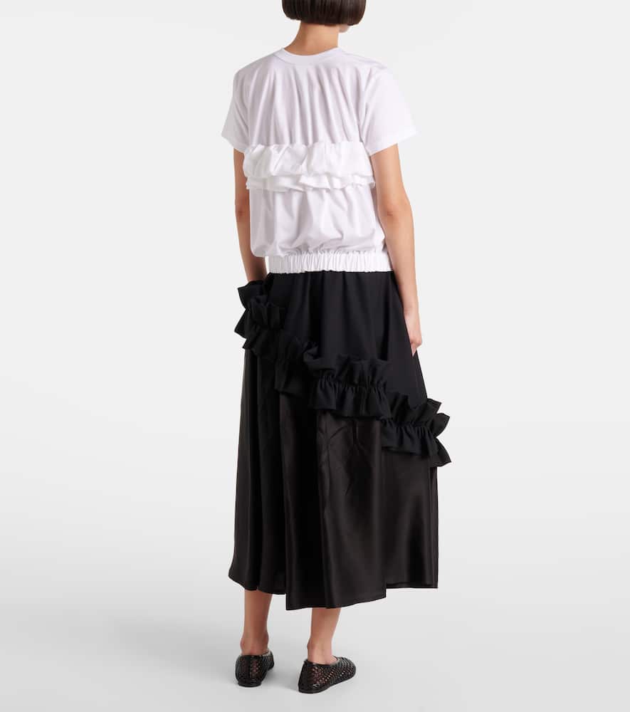 Ruffled cotton top