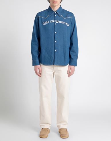 Stockholm (surfboard) Club Man Denim shirt Blue Size M Cotton