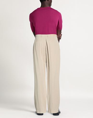 Man Pants Beige Size 26 Lyocell, Linen, Cotton